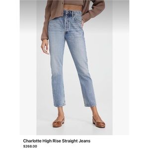 Citizens of Humanity Charlotte High Rise Straight Wynwood Wash Size 30